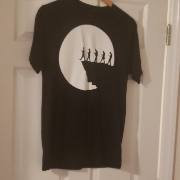 FullBleed Graphic Tee | M | Walking of a Cliff - Picture 1 of 4
